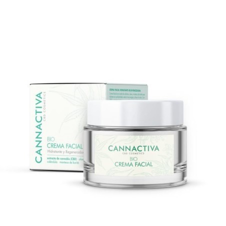 Crema Facial Hidratante CBD 50ml Cannactiva