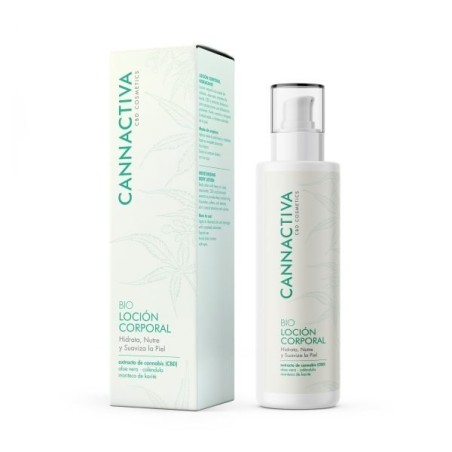 Loción Corporal Reparadora con CBD 200ml Cannactiva
